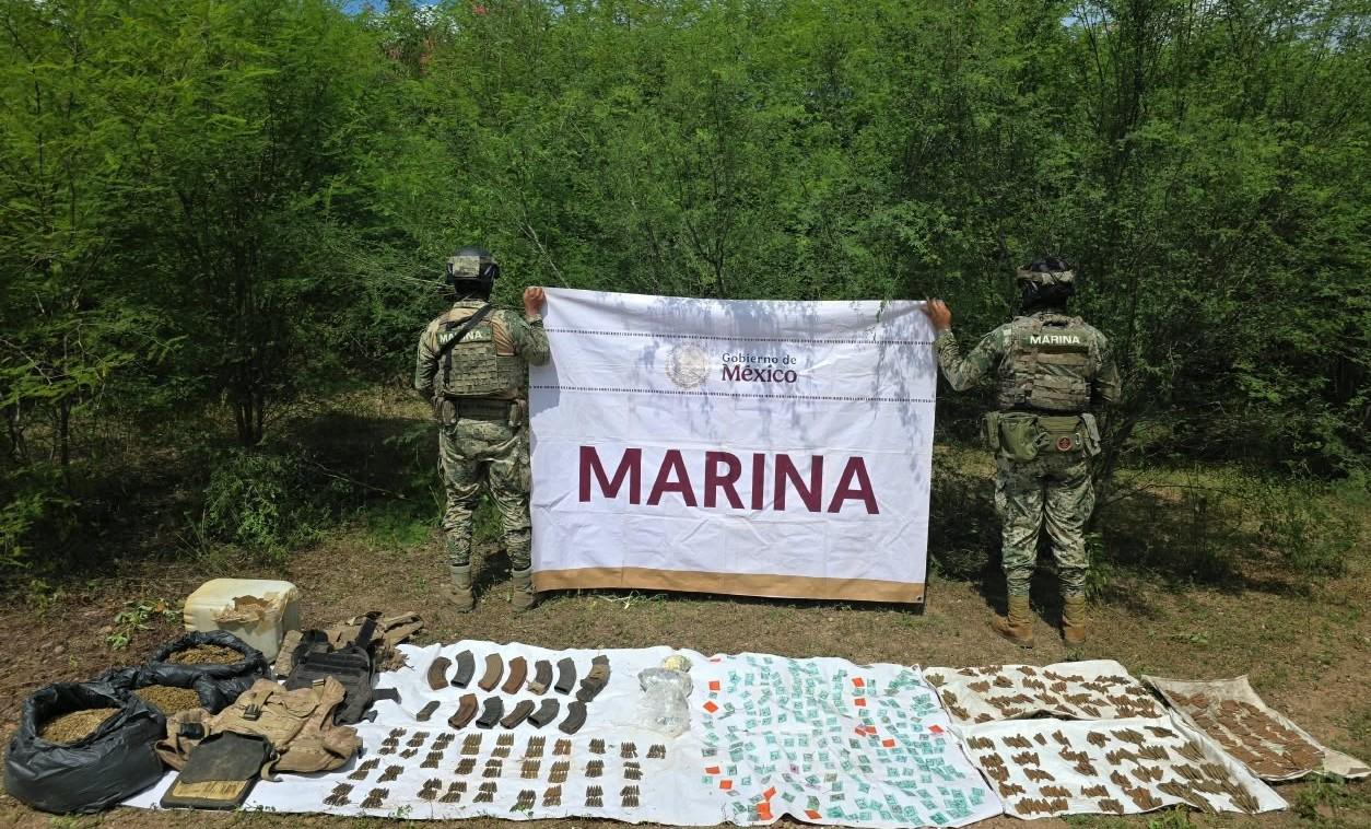 $!Detienen a 3 hombres con armas, municiones y sustancias ilícitas en Sinaloa