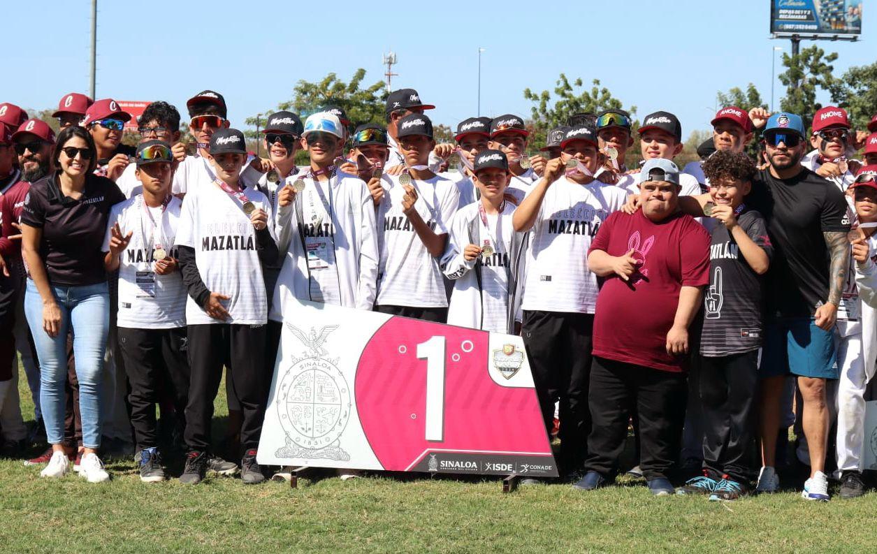 $!Mazatlán es el rey del beisbol, en el estatal de los Juegos Nacionales Conade