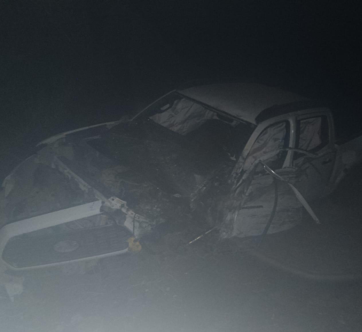 $!Un muerto y un lesionado deja accidente sobre la carretera Escuinapa-Teacapán