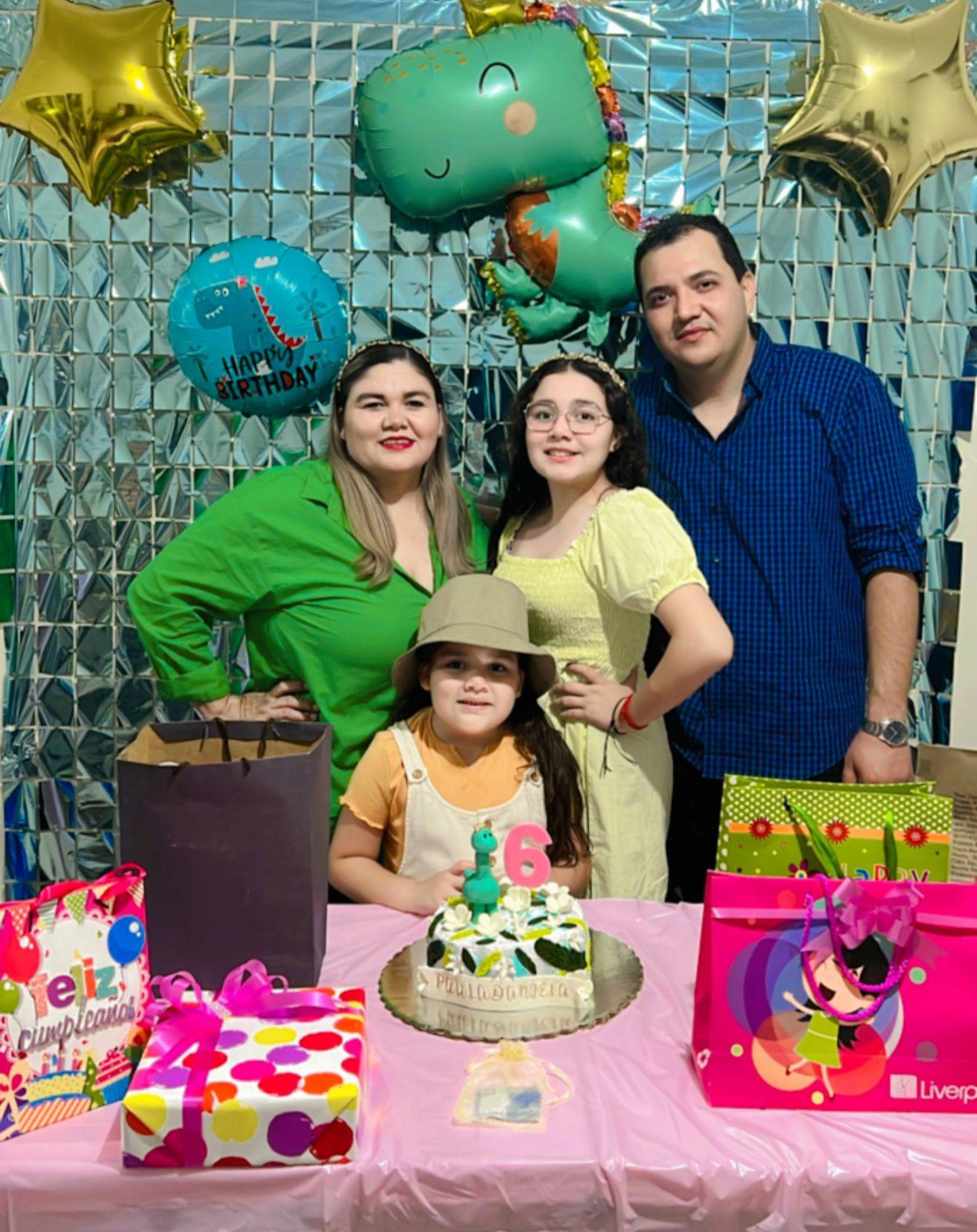 $!Paula Daniela festeja con pastel su sexto año de vida