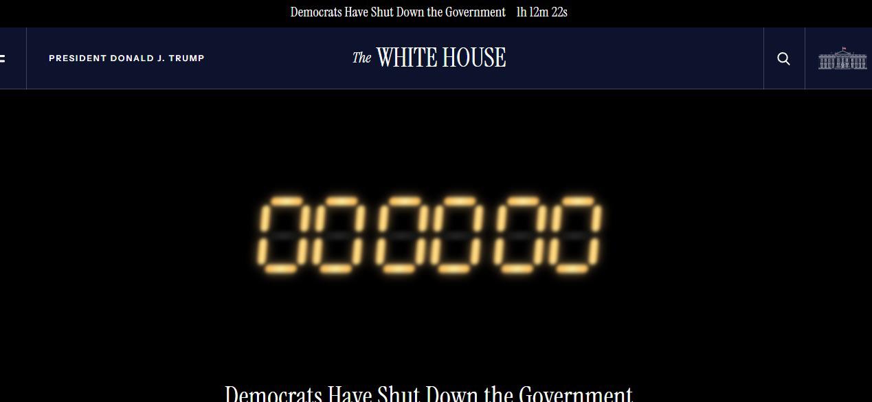 $!Gobierno de EU cierra, después de que Congreso no aprobó presupuesto