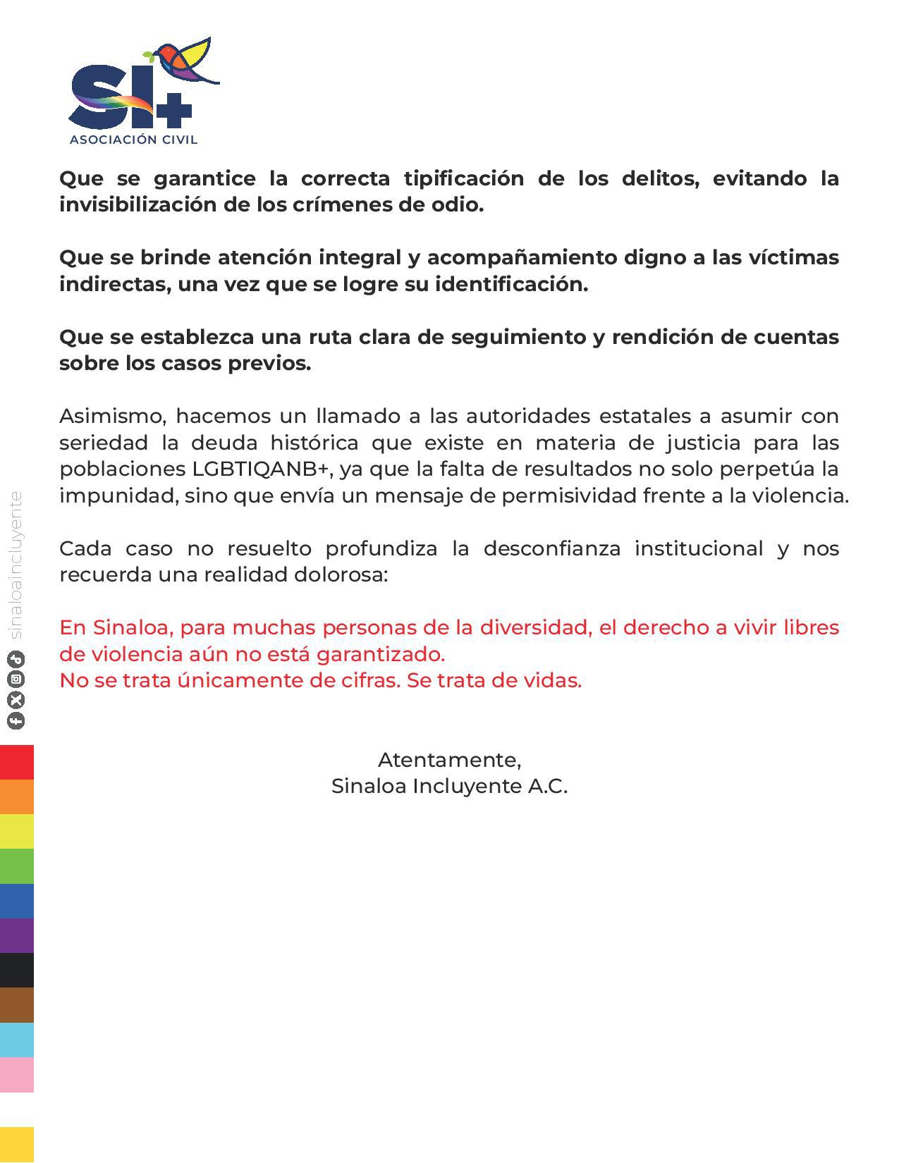 $!Suman 27 crímenes de odio contra personas LGBTIQANB+ en Sinaloa