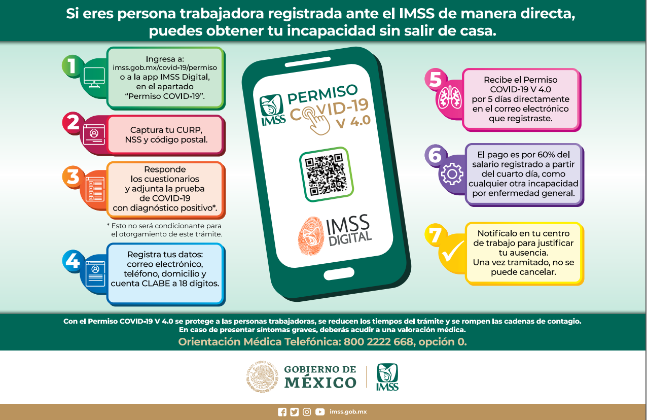 $!Lanza IMSS permiso COVID 4.0 para otorgar incapacidades temporales a trabajadores contagiados