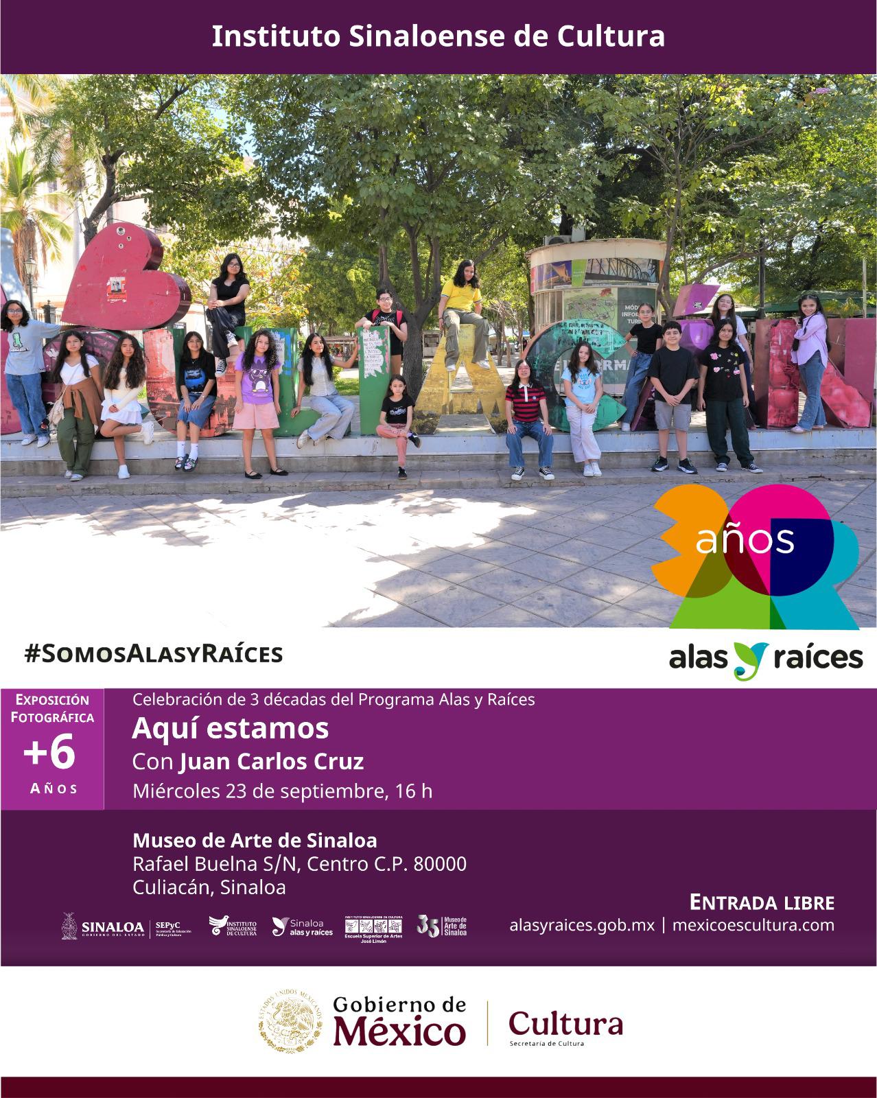 $!Alas y Raíces llega a sus 30 años con exposición y concierto en Sinaloa