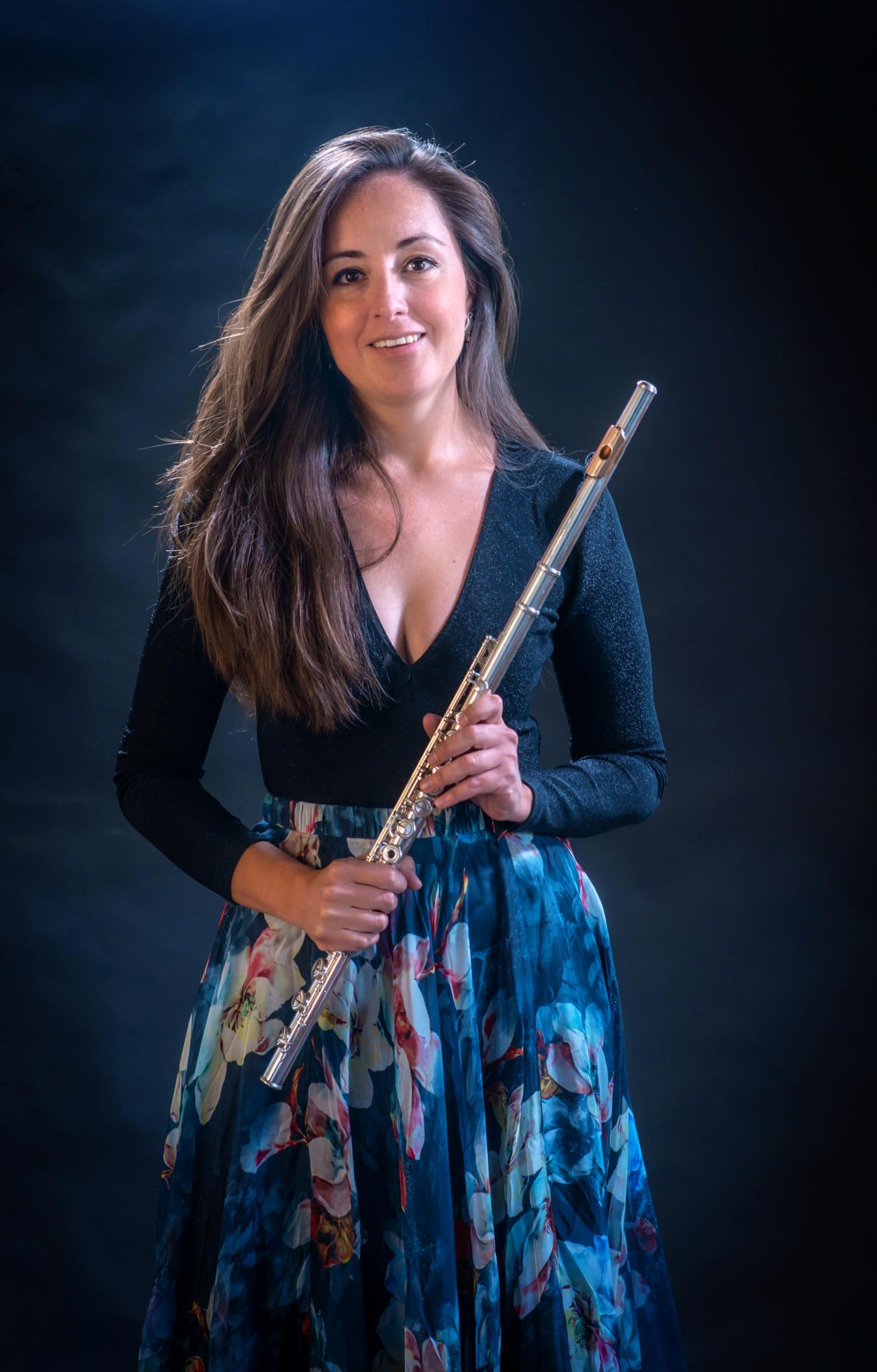 $!Laura Gracia en la flauta.