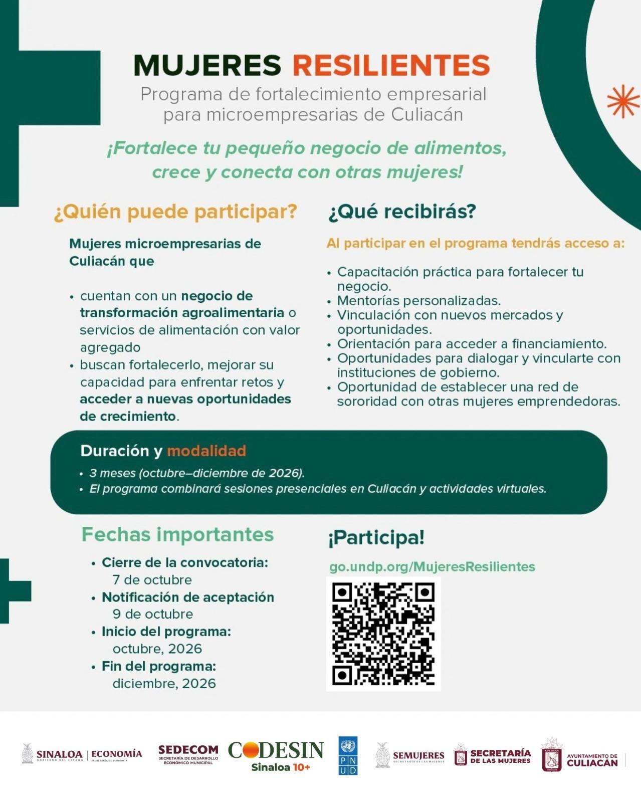 $!Abren convocatoria para fortalecer a microempresarias de Culiacán
