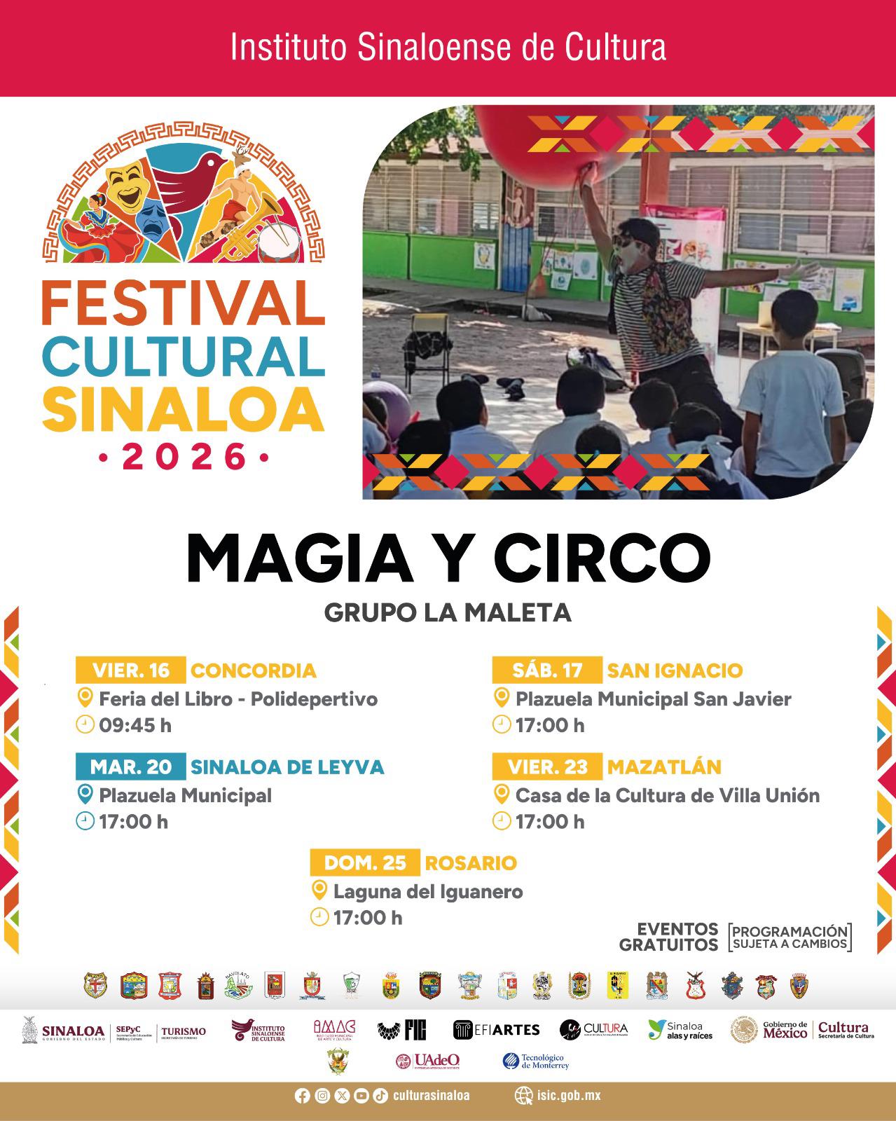 $!El Grupo La Maleta presentará el espectáculo “Magia y Circo” en la Feria del Libro de Concordia.