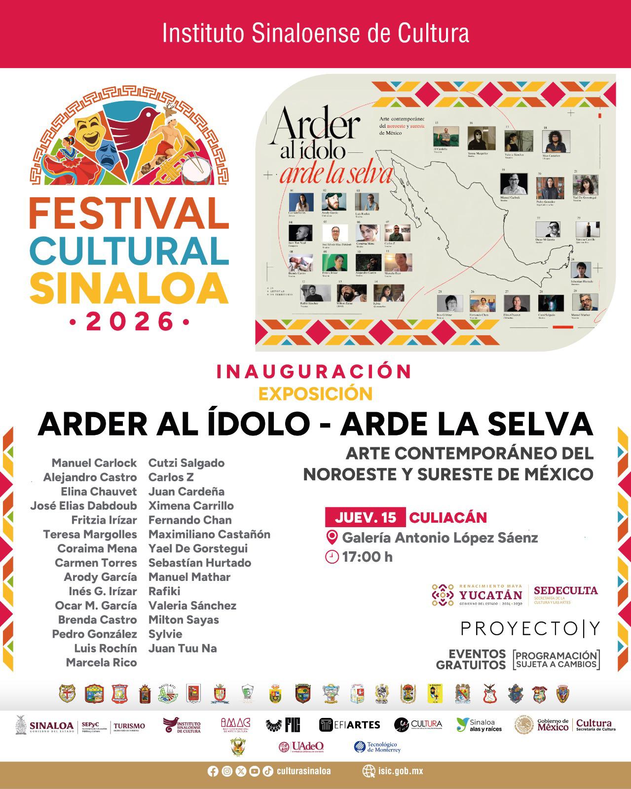 $!Iniciará el Festival Cultural Sinaloa 2026 en Concordia
