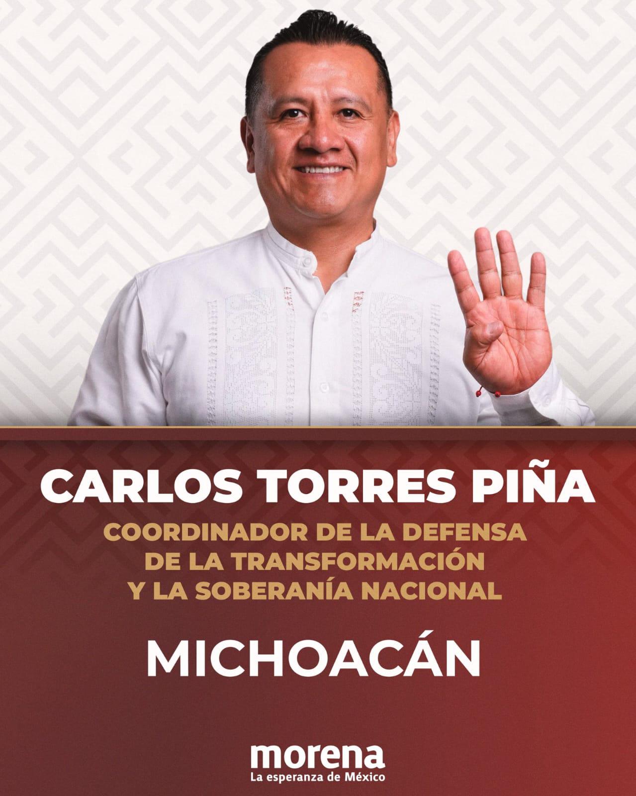 $!Morena designa a Mojica y Torres Piña como coordinadores de la 4T en Guerrero y Michoacán