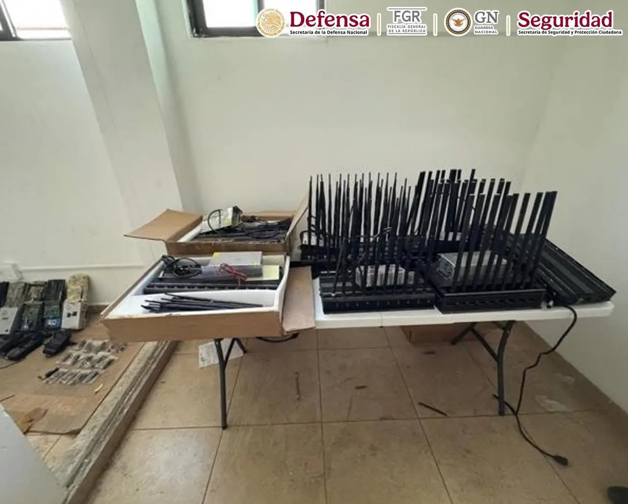 $!Cateo en San Luis Potosí deja nueve detenidos por robo al autotransporte
