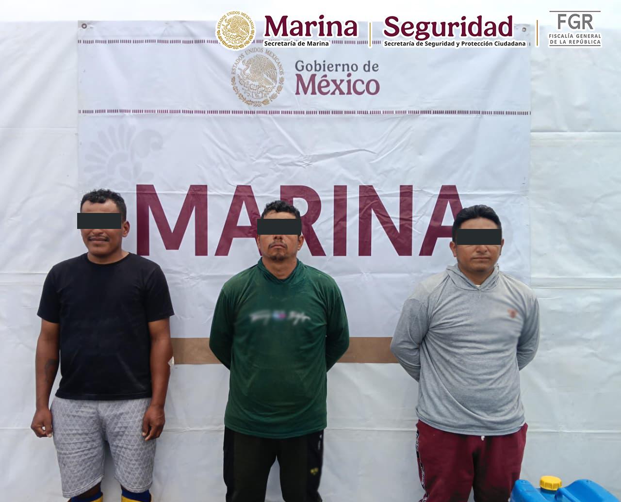 $!Decomisan 1.14 toneladas de presunta cocaína en operativo marítimo frente a Chiapas