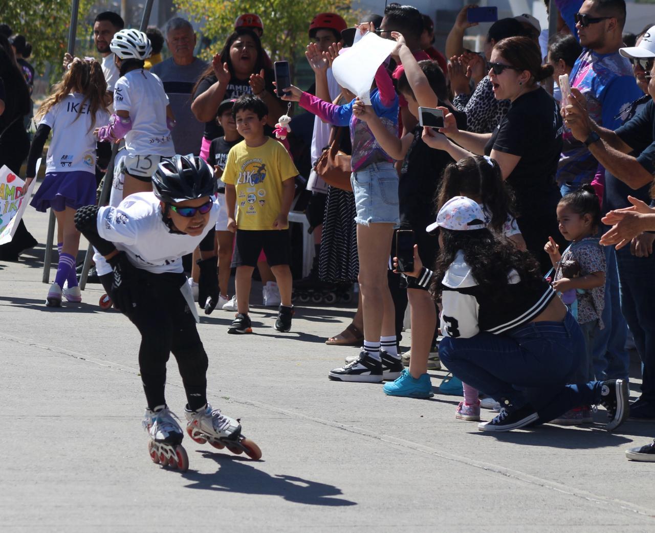 $!Domina Mazatlán medallero del patinaje de velocidad, en la etapa estatal de Juegos Conade