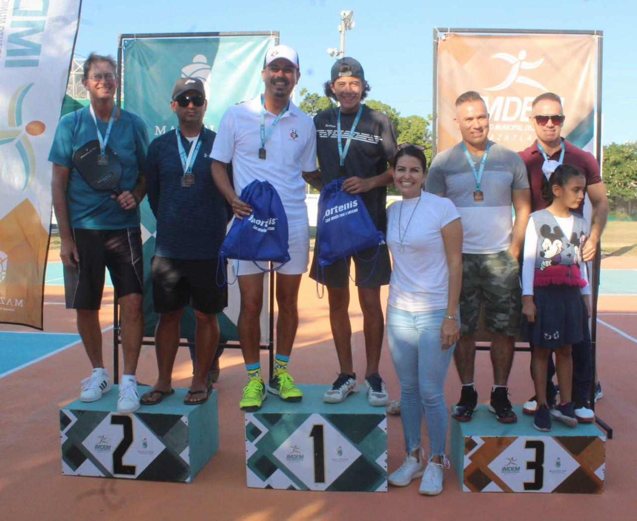 $!Cierra con éxito Torneo de Pickleball Diablos Mazatlán