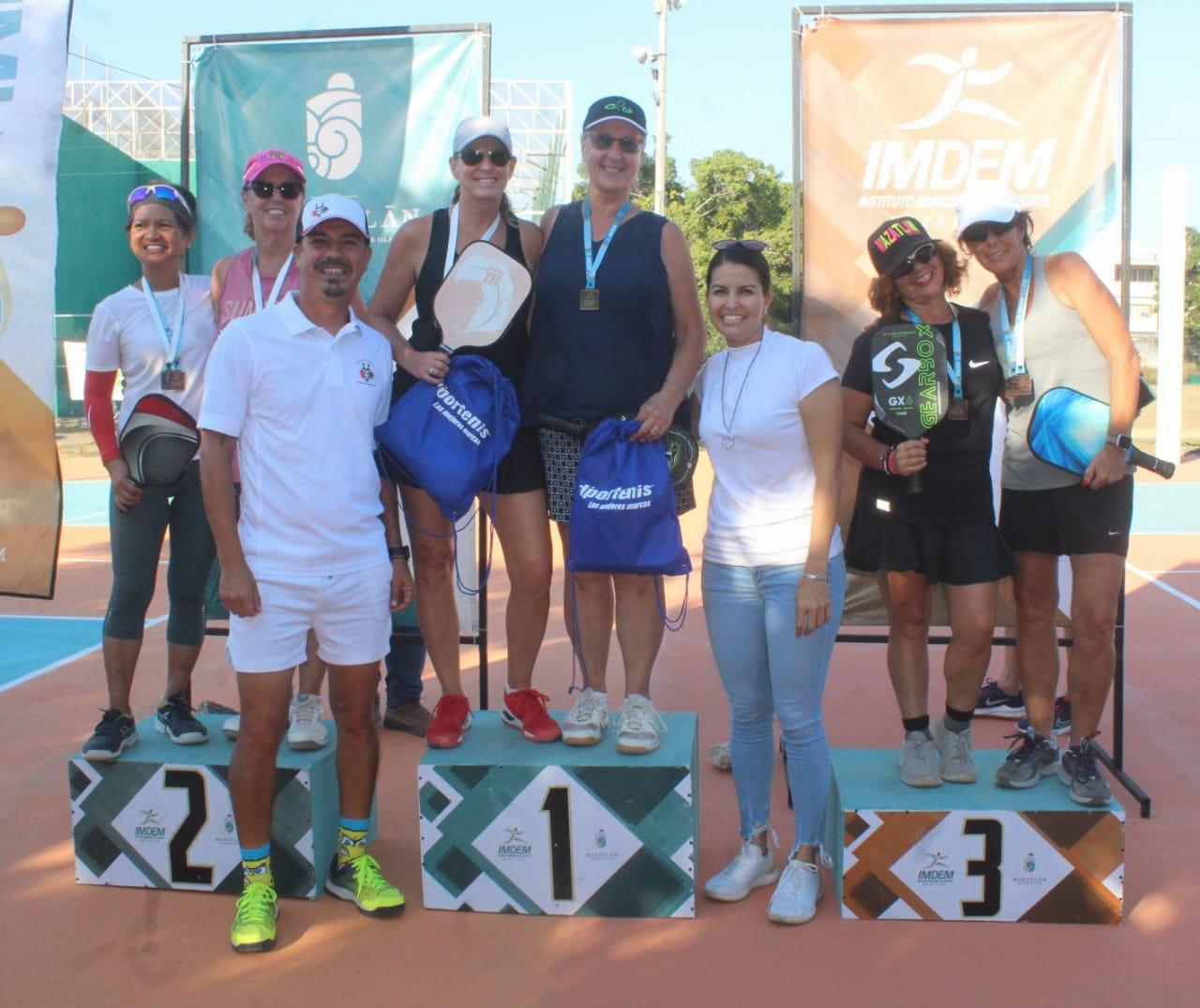 $!Cierra con éxito Torneo de Pickleball Diablos Mazatlán