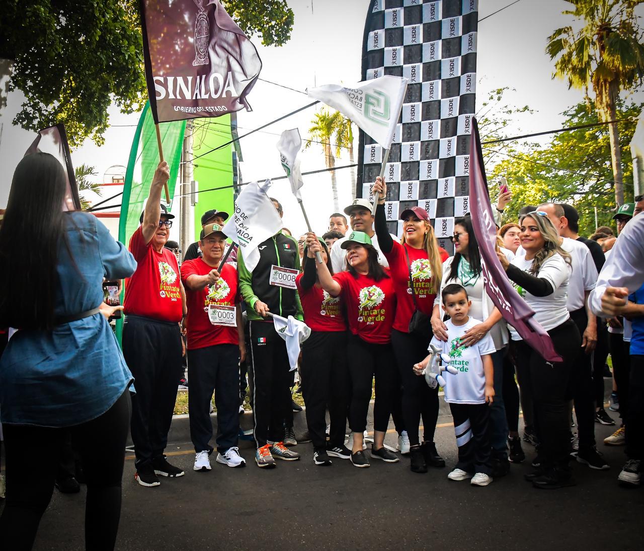 $!Cobaes celebra con éxito en Culiacán la décima edición de la carrera ‘Píntate Verde’