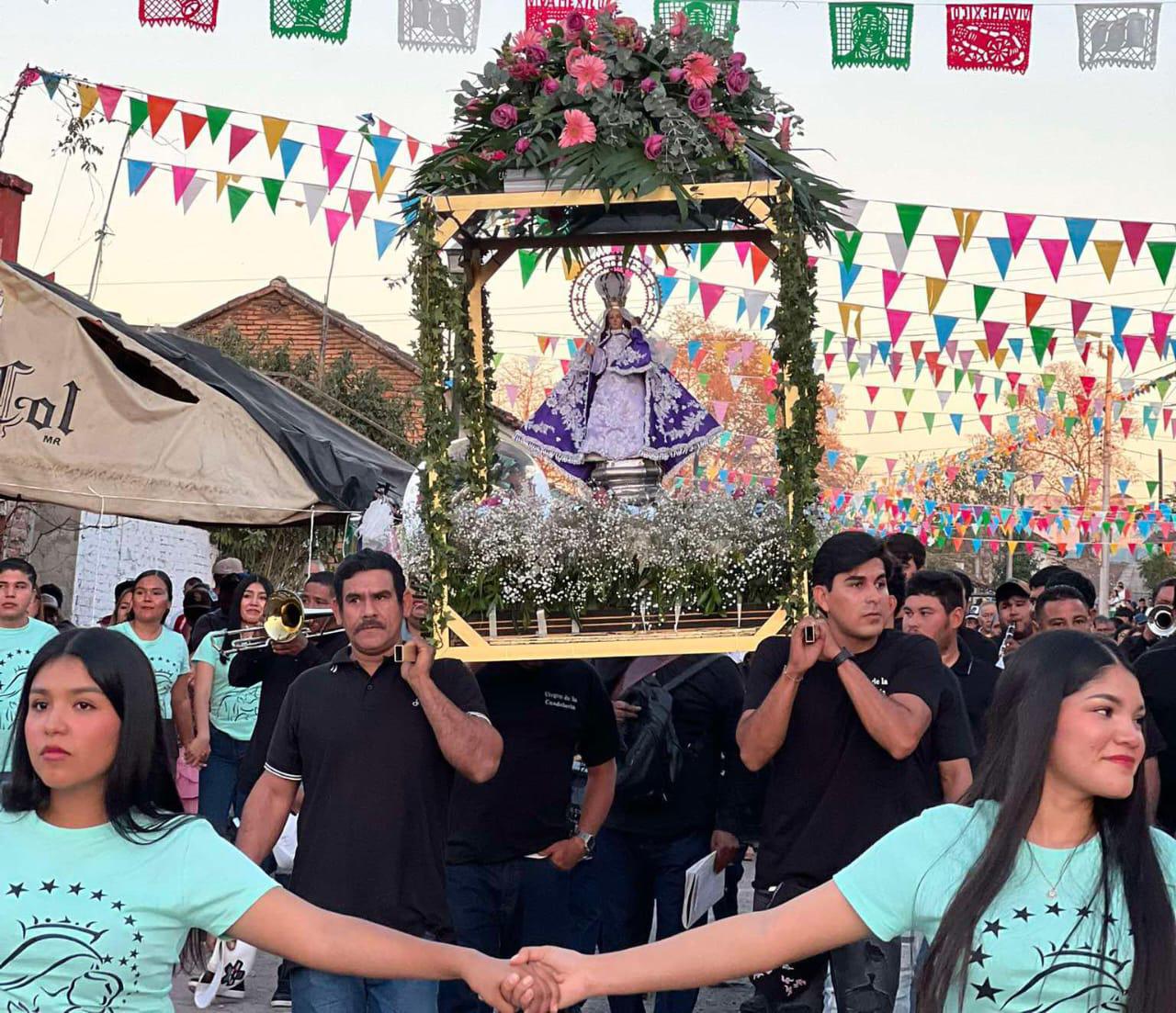 $!En Matatán viven concurrida celebración de la Virgen de la Candelaria