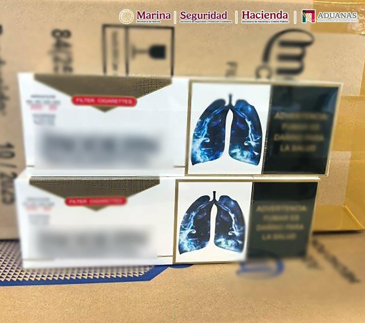 $!Decomisan 52.5 millones de cigarros apócrifos en Lázaro Cárdenas, Michoacán