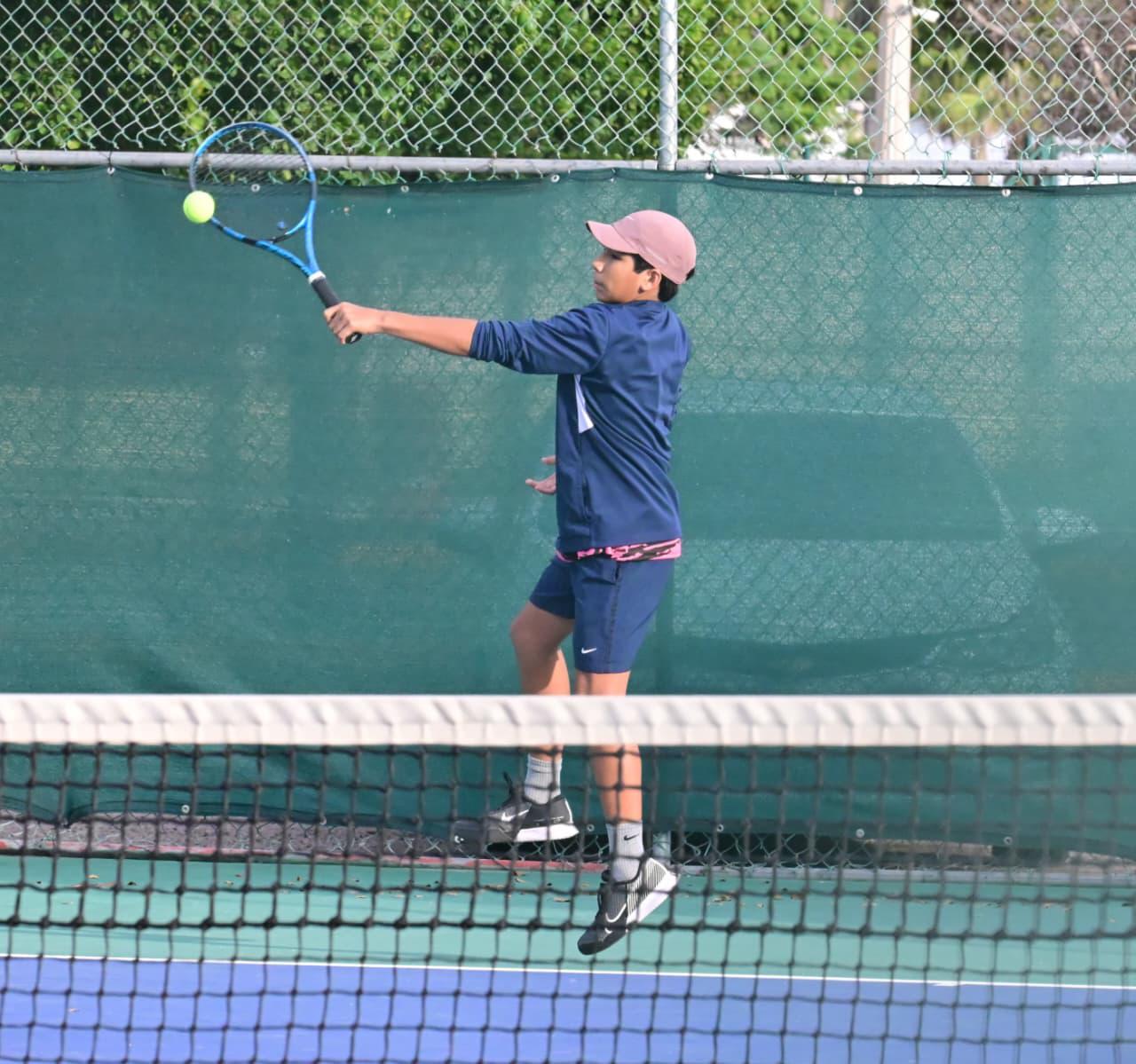 $!Domina Mazatlán la Sub 14 en el tenis del selectivo estatal Conade
