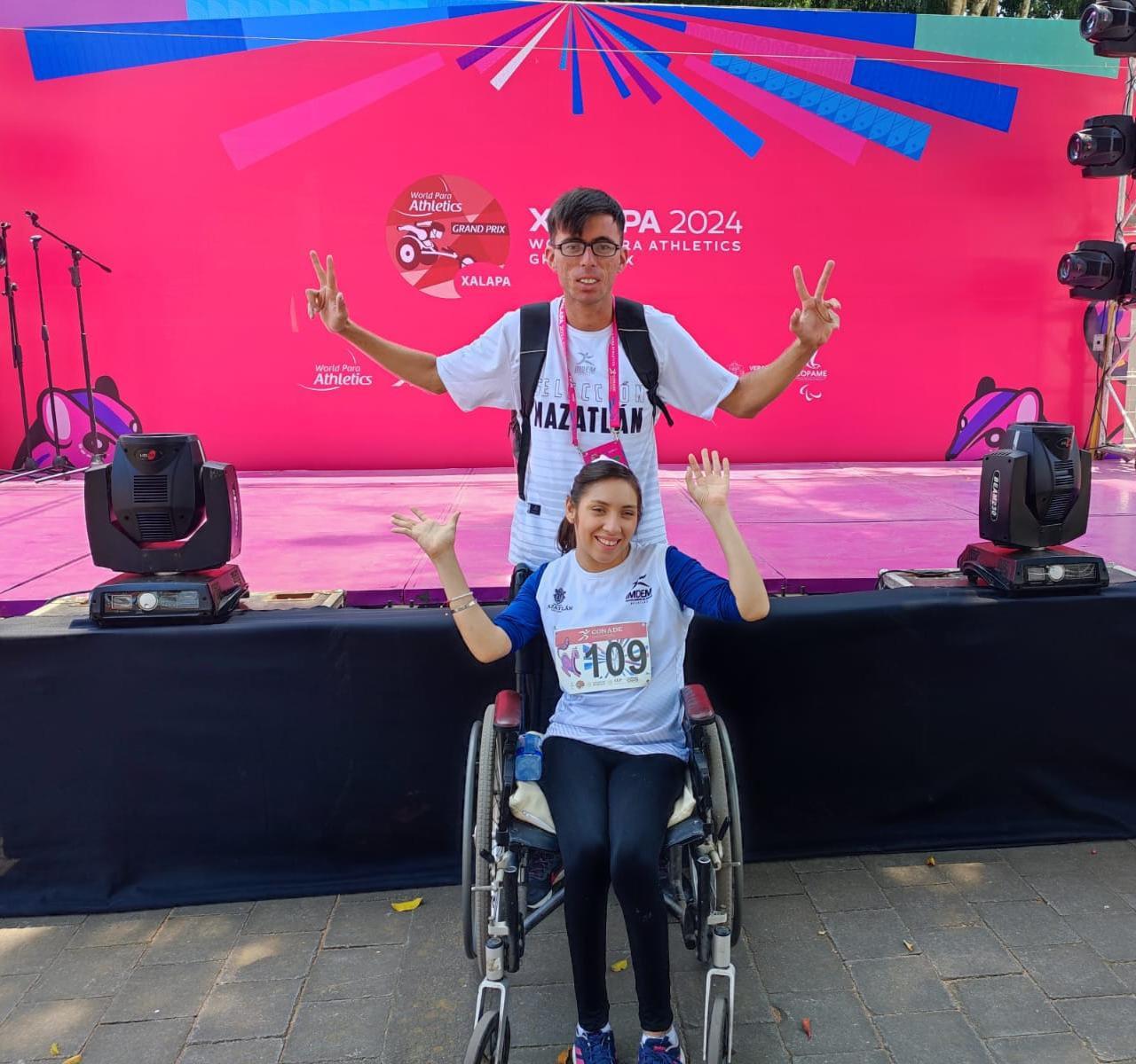 $!Regresan paratletas de Mazatlán con resultados positivos del Gran Prix de Xalapa