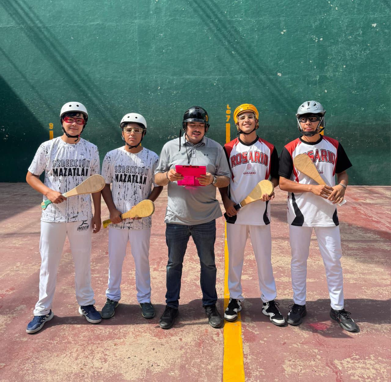 $!Cierre dorado para Mazatlán en el estatal de frontón de la Olimpiada Nacional 2026