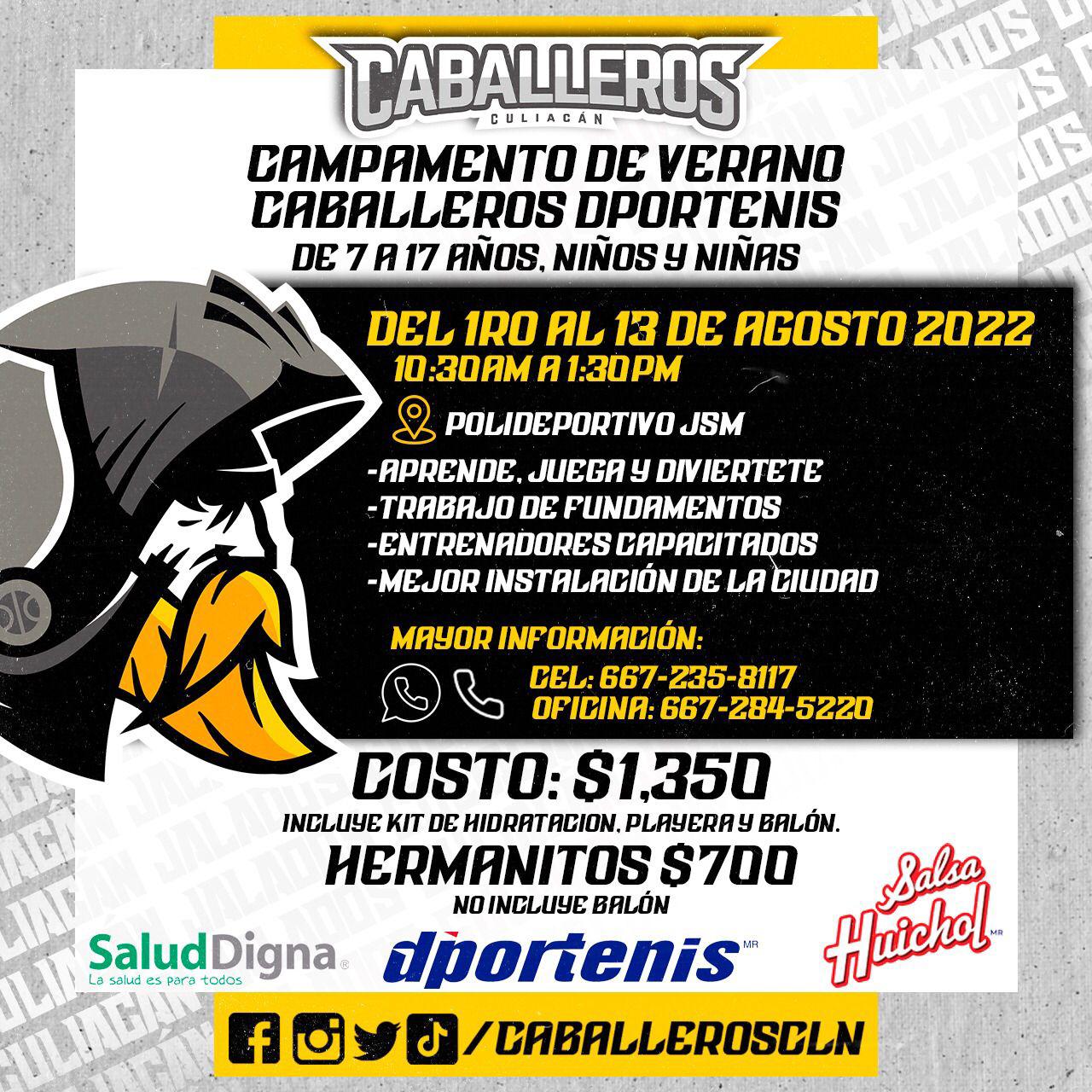 $!Todo se encuentra listo para que inicie el Campamento de Verano 2022 de Caballeros de Culiacán