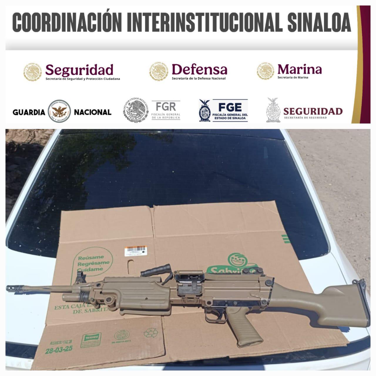 $!Asegura Guardia Nacional tres vehículos y dos armas tras operativo en Aguaruto