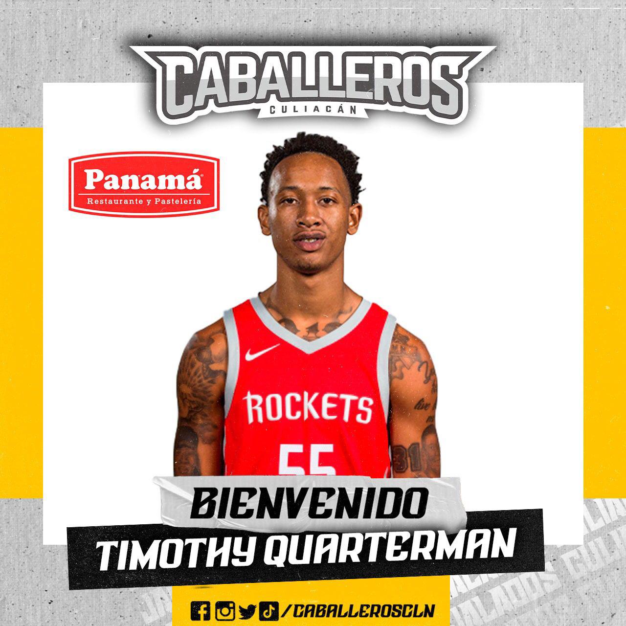 $!Caballeros de Culiacán se refuerza con el ex NBA Timothy Joseph Quarterman