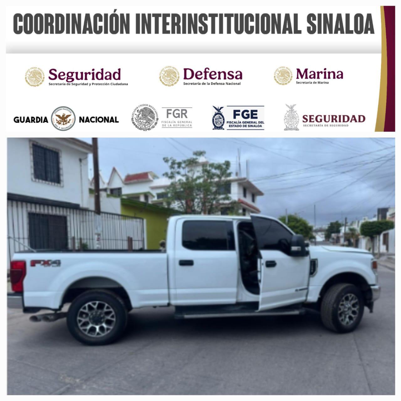 $!Camionetas aseguradas por el Ejército en Culiacán tenían blindaje artesanal