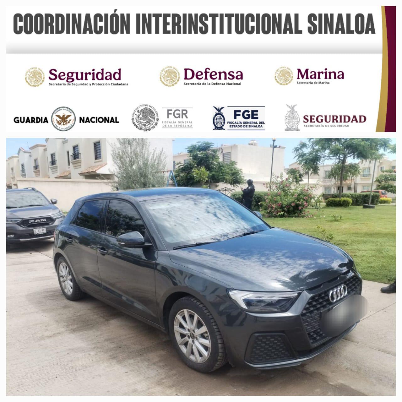 $!Recuperan cinco vehículos robados en diferentes sectores de Culiacán