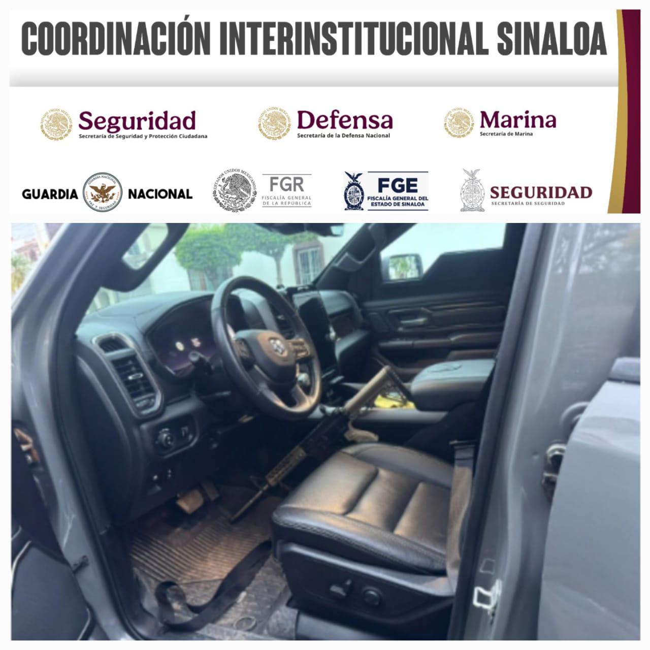 $!Camionetas aseguradas por el Ejército en Culiacán tenían blindaje artesanal