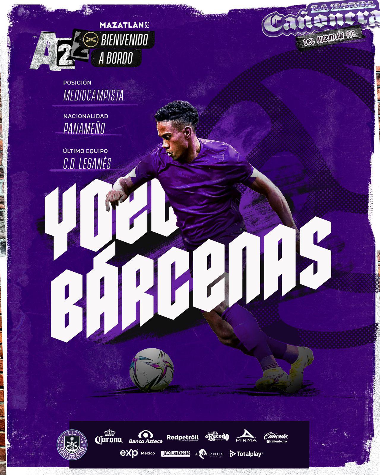 $!Panameño Yoel Bárcenas es nuevo refuerzo del Mazatlán FC