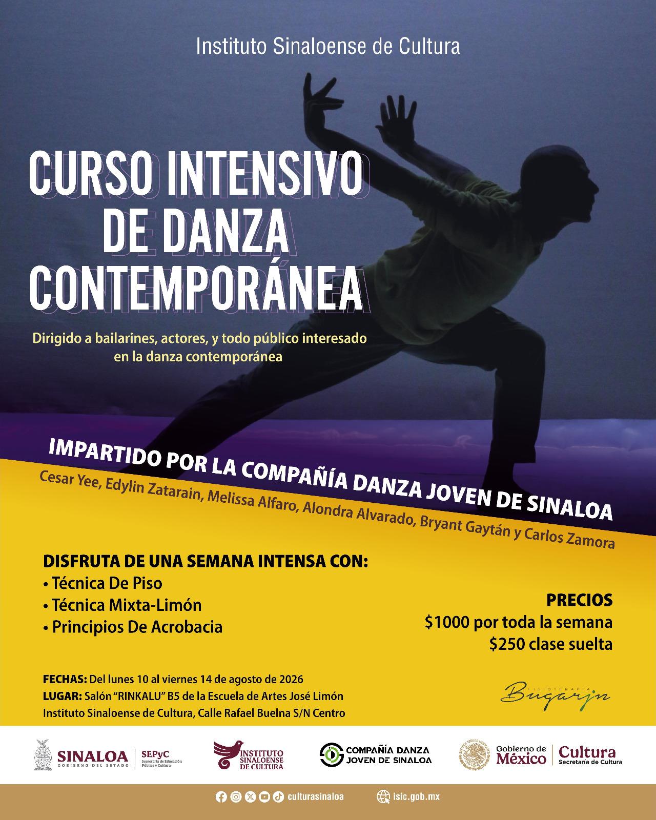 $!El programa lo impartirá la Compañía Danza Joven de Sinaloa.