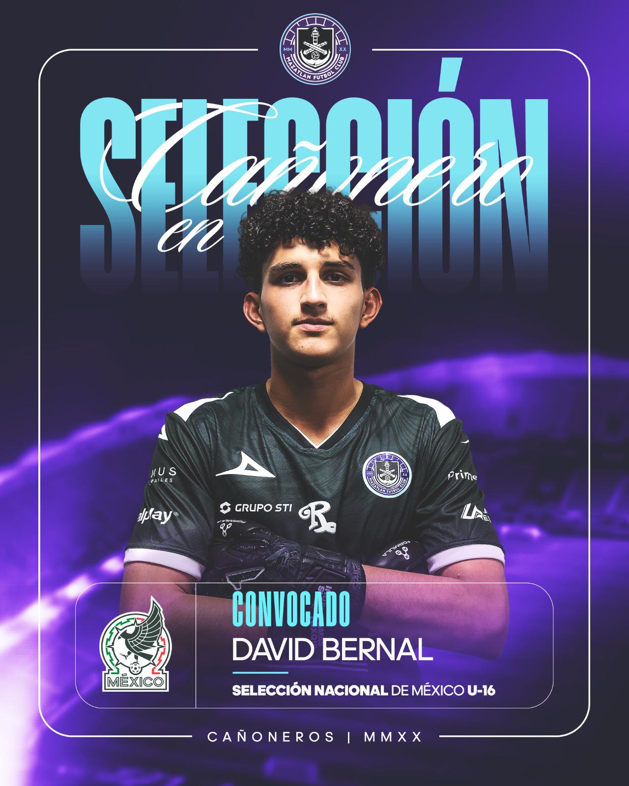 $!David Bernal disputará la Vertex Cup con el Tricolor Sub 16