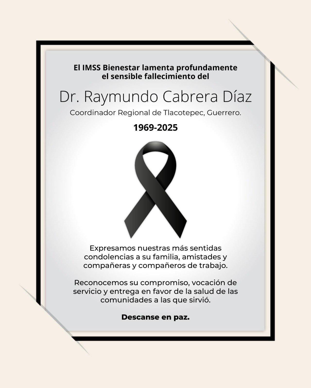 $!Asesinan a coordinador regional del IMSS-Bienestar en Chilpancingo, Guerrero