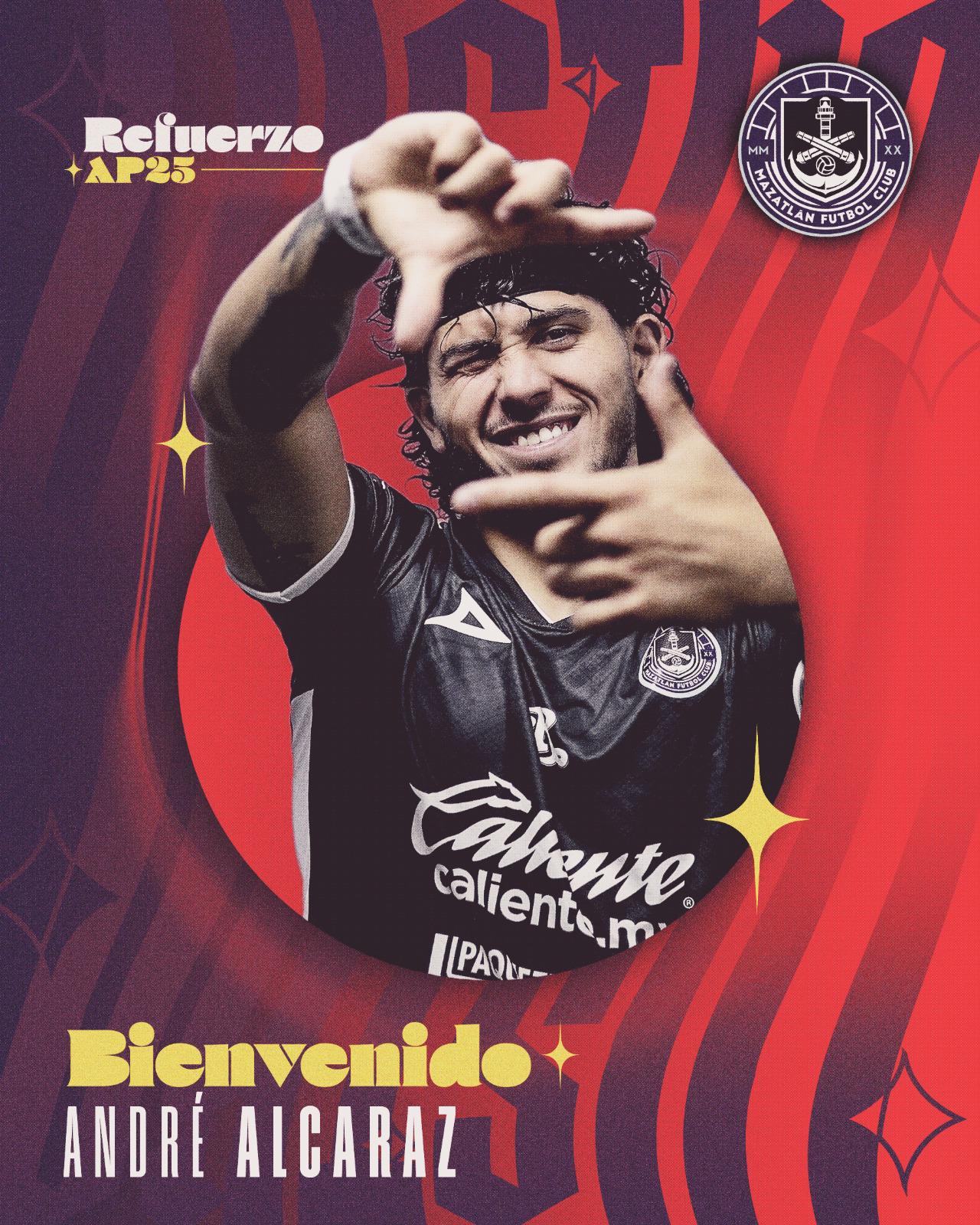 $!Víctor André Alcaráz se une a Mazatlán FC para el Apertura 2025