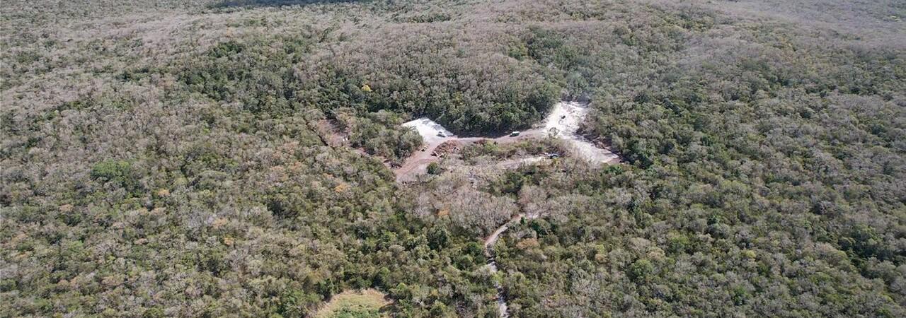 $!Construcción de un hotel en la Reserva de la Biósfera de Calakmul.