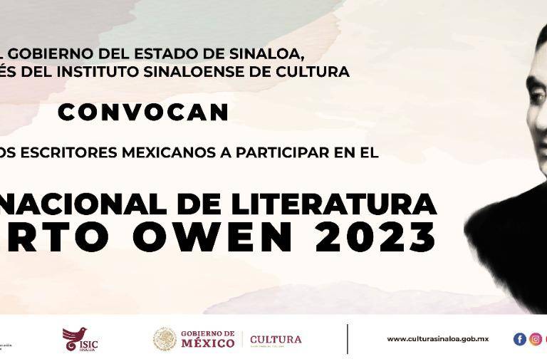 Sigue abierta la convocatoria al Premio Nacional Gilberto Owen 2023