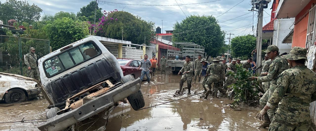 $!Marina despliega apoyo a comunidades afectadas por lluvias en varios estados