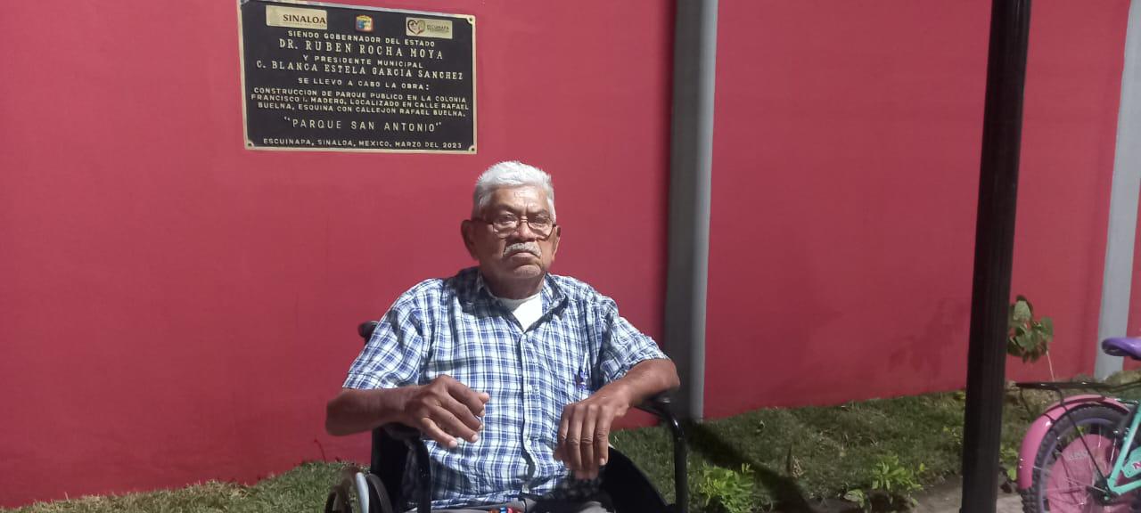 $!Don Toño deja huella en Escuinapa con un parque que lleva su nombre