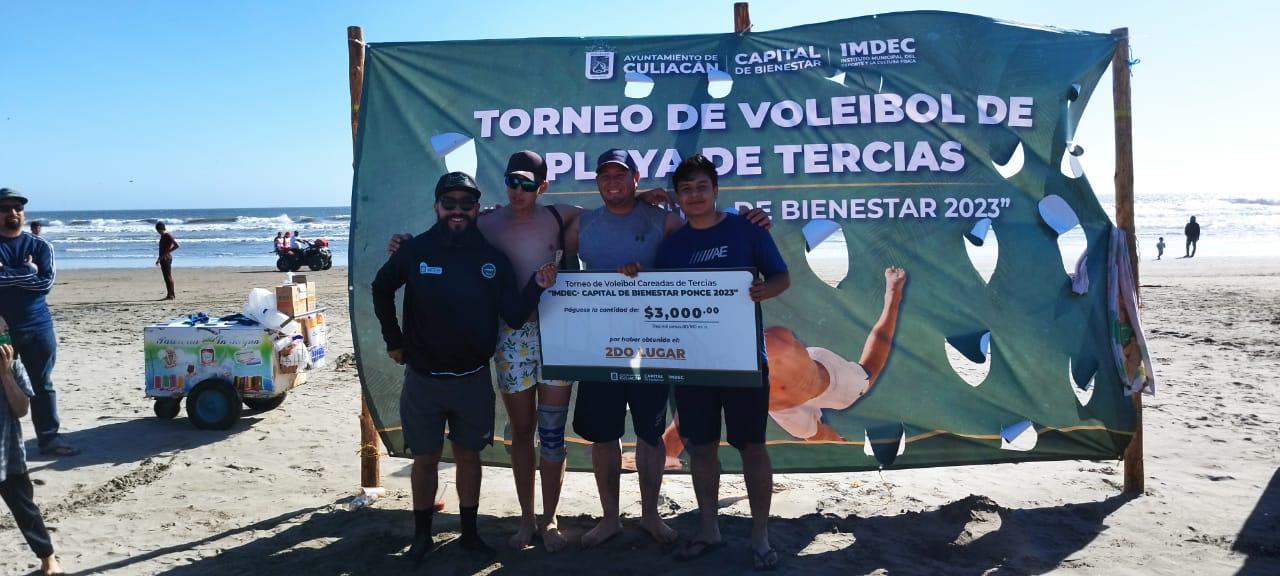 $!Concluye con éxito torneo de voleibol y futbol playero en Ponce