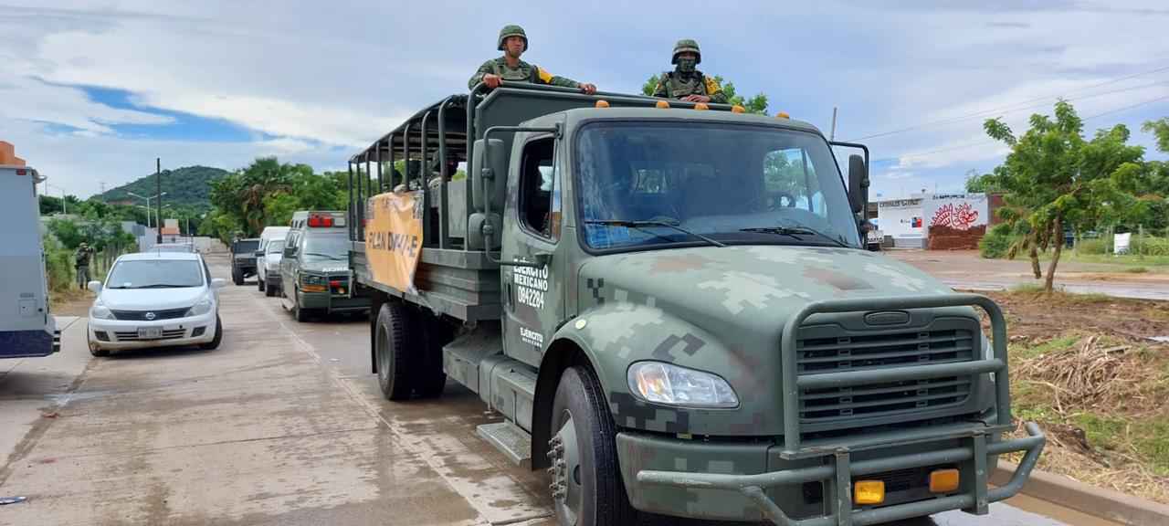 $!Aplica Ejército Mexicano Plan DN-III-E en Sinaloa tras el paso del huracán Orlene