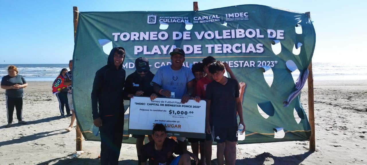 $!Concluye con éxito torneo de voleibol y futbol playero en Ponce