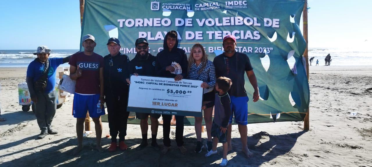 $!Concluye con éxito torneo de voleibol y futbol playero en Ponce