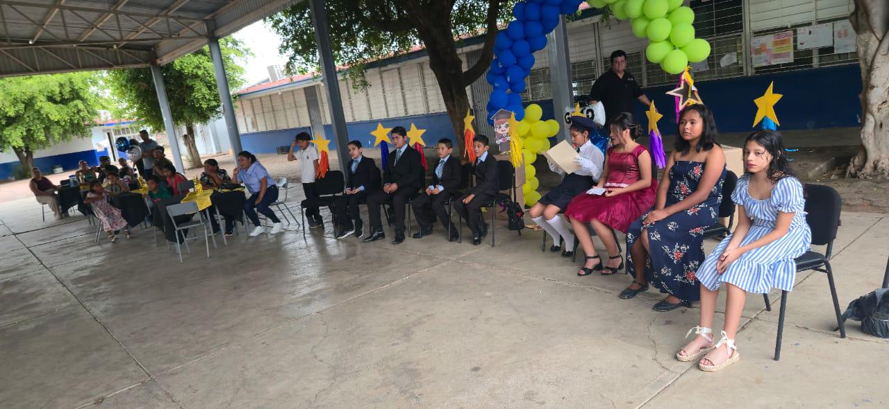 $!Primaria Antonio Rosales de El Rosario realiza su ceremonia de clausura