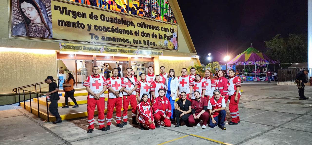 $!Cruz Roja Culiacán brindó 60 atenciones en el Operativo de ‘Día de la Virgen 2025’