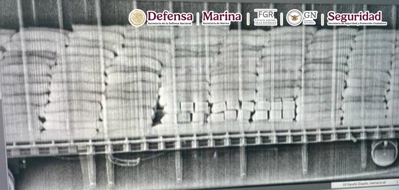 $!Aseguran más de una tonelada de cocaína en aduana de Ciudad Hidalgo; un detenido