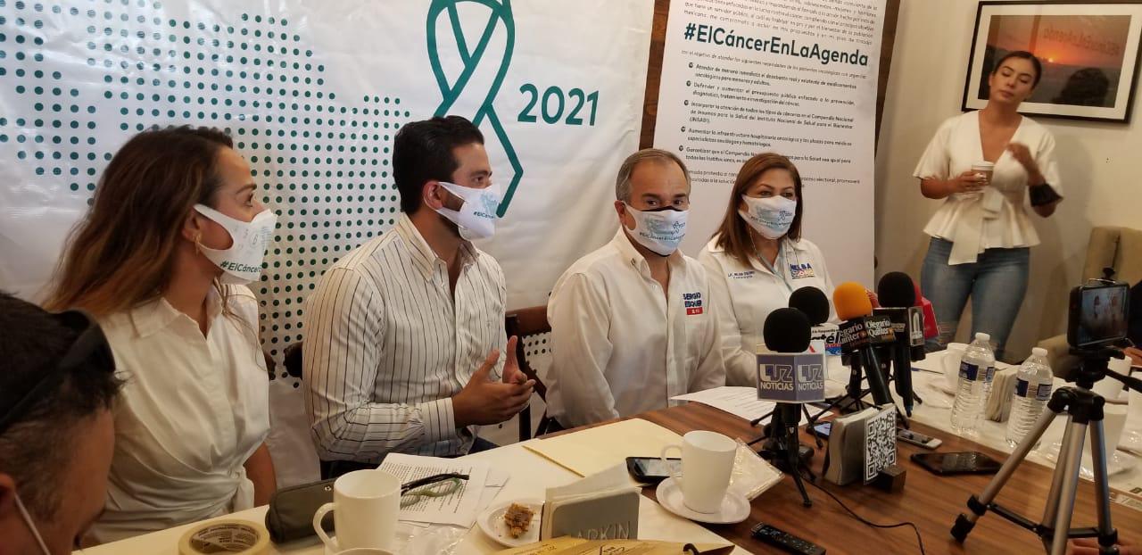 $!Se compromete Sergio Esquer a trabajar en pro de niños y adultos con cáncer