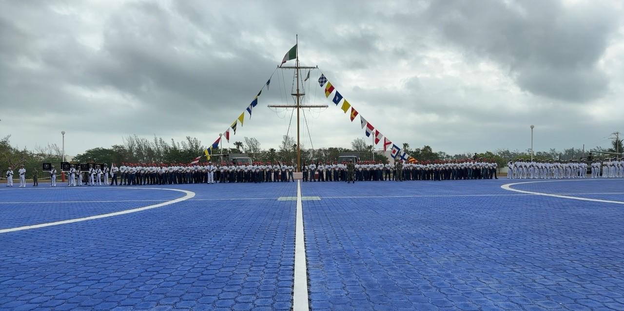 $!Marina realiza Ceremonia de Toma de Protesta y Jura de Bandera del personal de Marineros del Servicio Militar Nacional