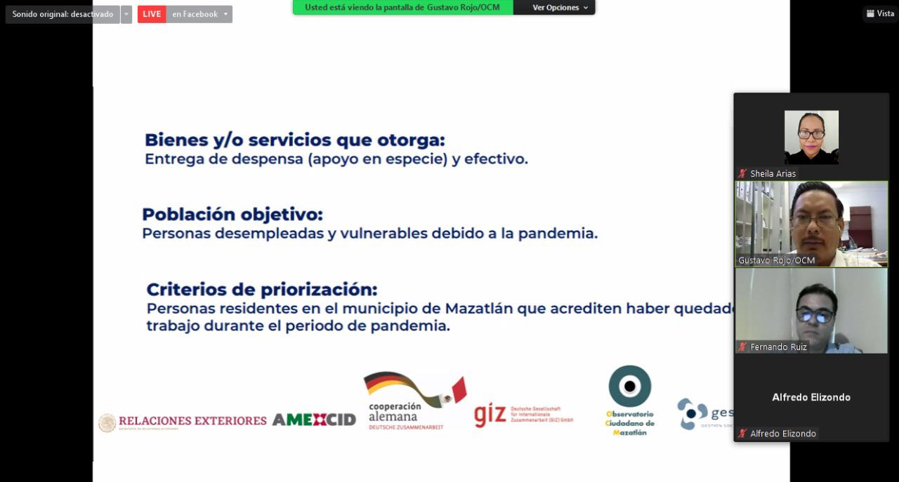 $!Gasta Gobierno de Mazatlán más de $16 millones por pandemia sin fiscalizar ni aprobación del Cabildo, señala Observatorio Ciudadano