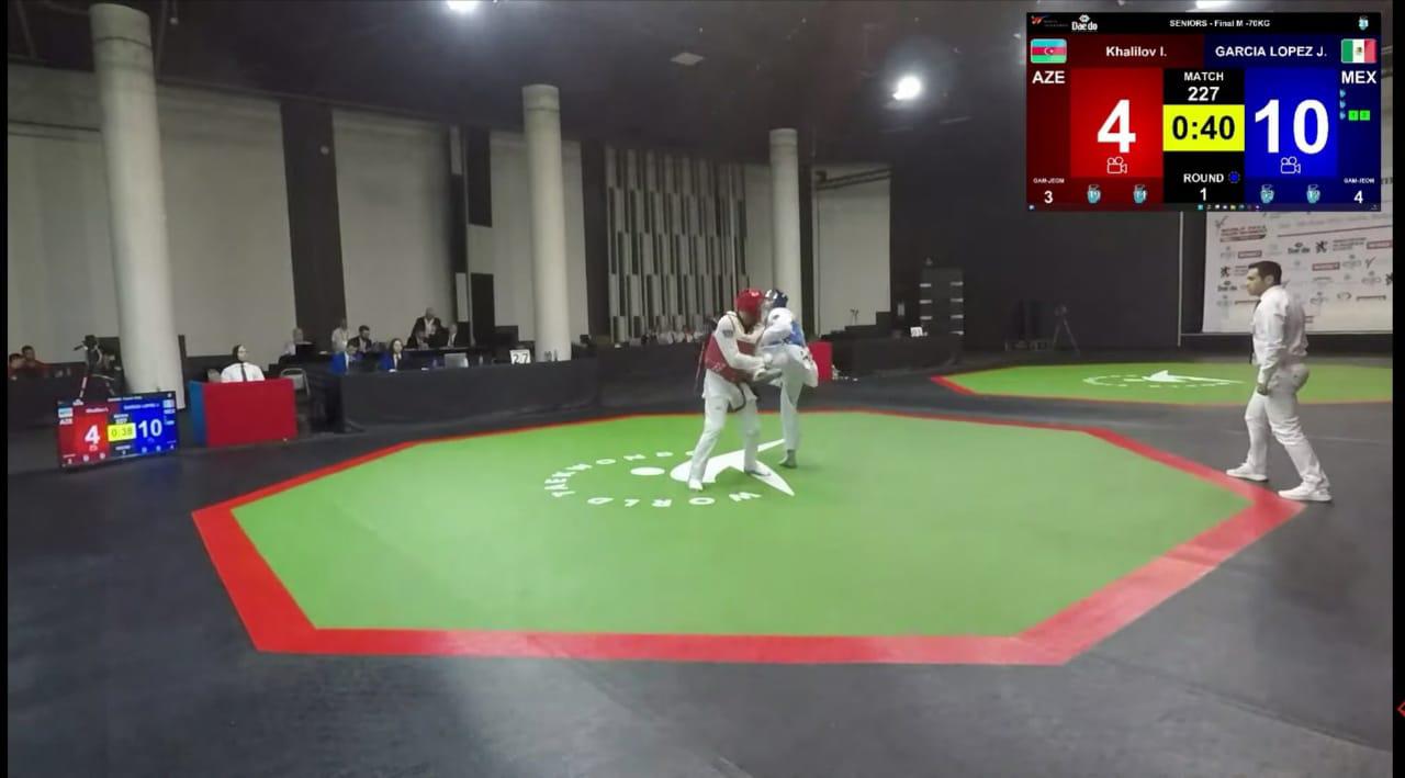 $!Sinaloense Juan Diego García gana medalla de oro para México en el primer Grand Prix de ParaTaekwondo